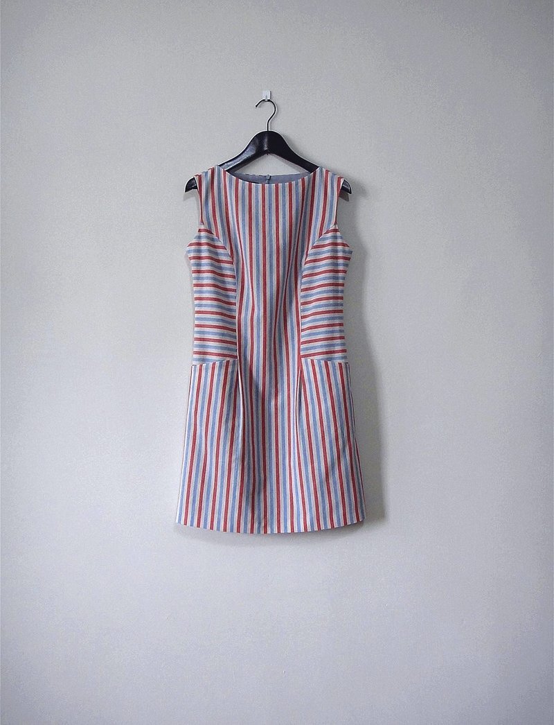 直线横纹 洋装 - 洋装/连衣裙 - 其他材质 多色