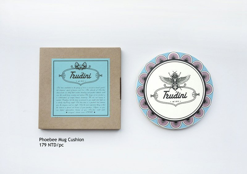 Tru'dini 蜜蜂陶瓷吸水杯垫（可搭配蜂鸟杯一起购买） - 杯垫 - 其他材质 