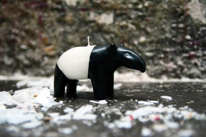 马来貘蜡烛＿公平贸易 - 蜡烛/烛台 - 蜡 黑色