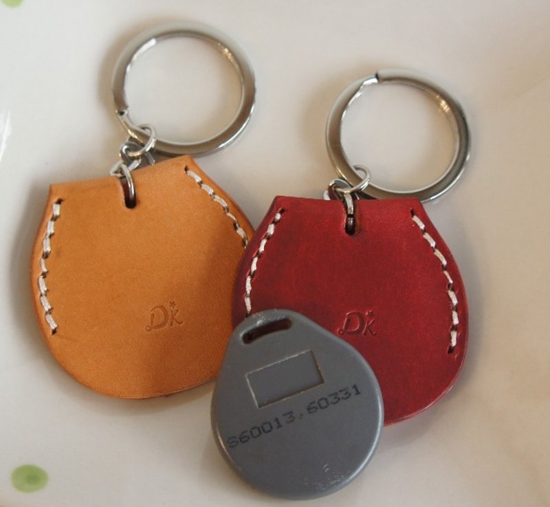 手工制作 植韖革 电梯磁卡皮套 定制化英文名字打印 梦想鞄制所 Dreamkaban - 皮件 - 真皮 