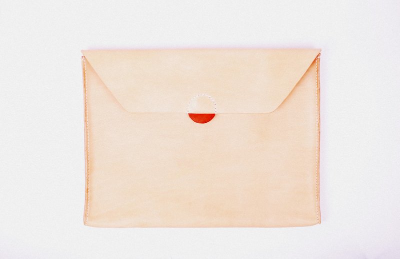 你的名。文件用 - 公文包/医生包 - 真皮 金色