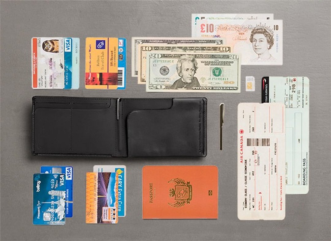 澳洲Bellroy Travel Wallet旅行护照专用附笔真皮皮夹  (Midnight 暗夜黑) By plain-me - 皮夹/钱包 - 其他材质 黑色