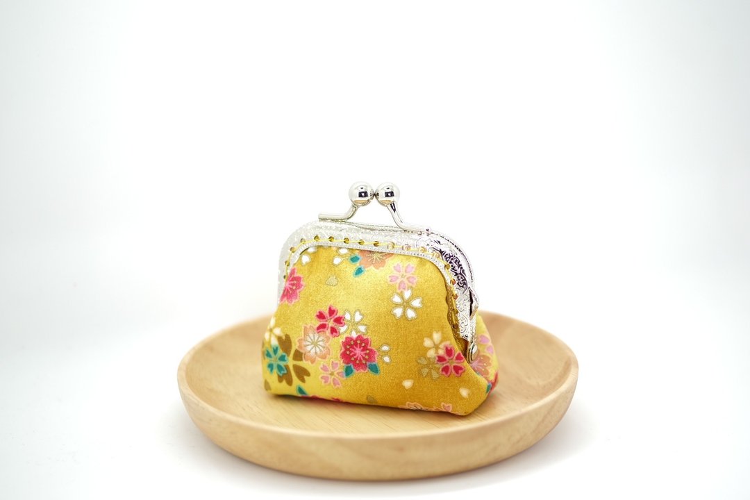 CaCa Crafts | 【金色年华】6.5cm 和风口金包 - 零钱包 - 其他材质 