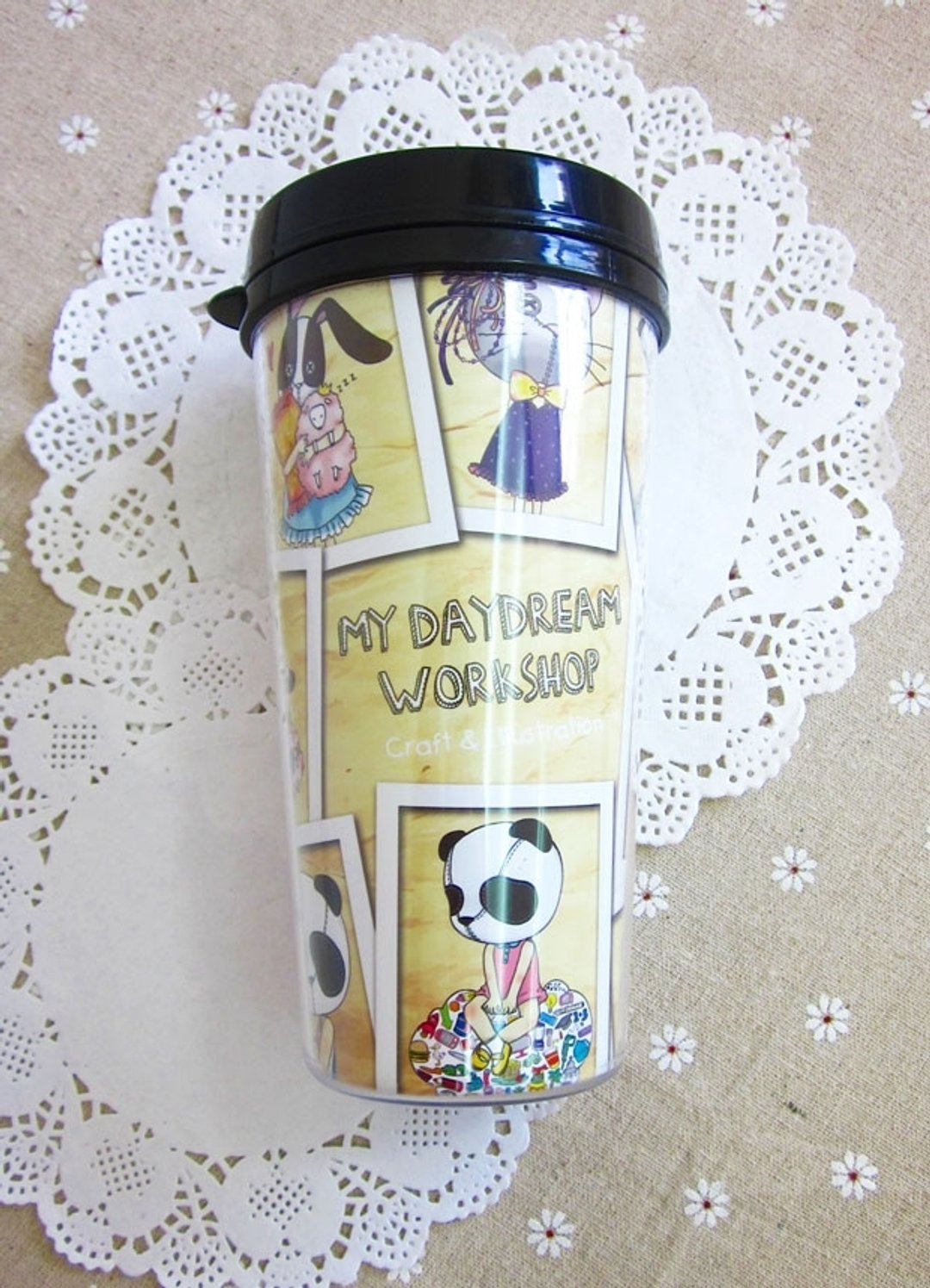 My Daydream Workshop 创意水杯带盖双层茶杯随手塑料杯水杯  - 咖啡杯/马克杯 - 塑料 多色