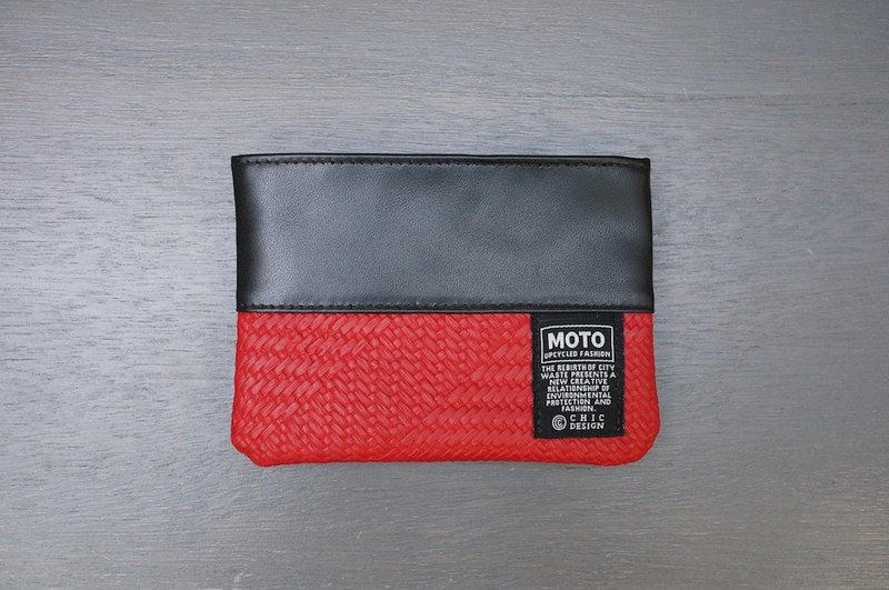 【MOTO 30cc】－Coin Key Pouch/钥匙包/零钱包_09762 - 钥匙链/钥匙包 - 真皮 红色