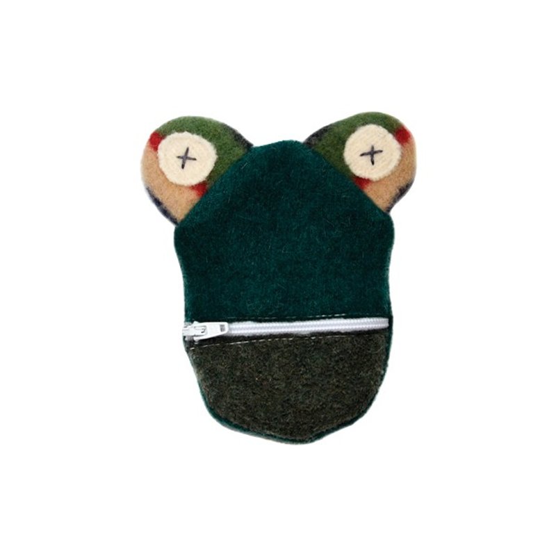 加拿大Cate＆Levi 动物造型零钱包-青蛙 - 零钱包 - 其他材质 多色