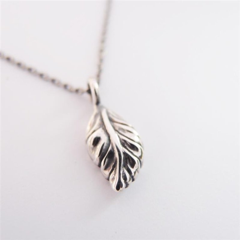 叶子---925纯银项链 - 项链 - 其他金属 