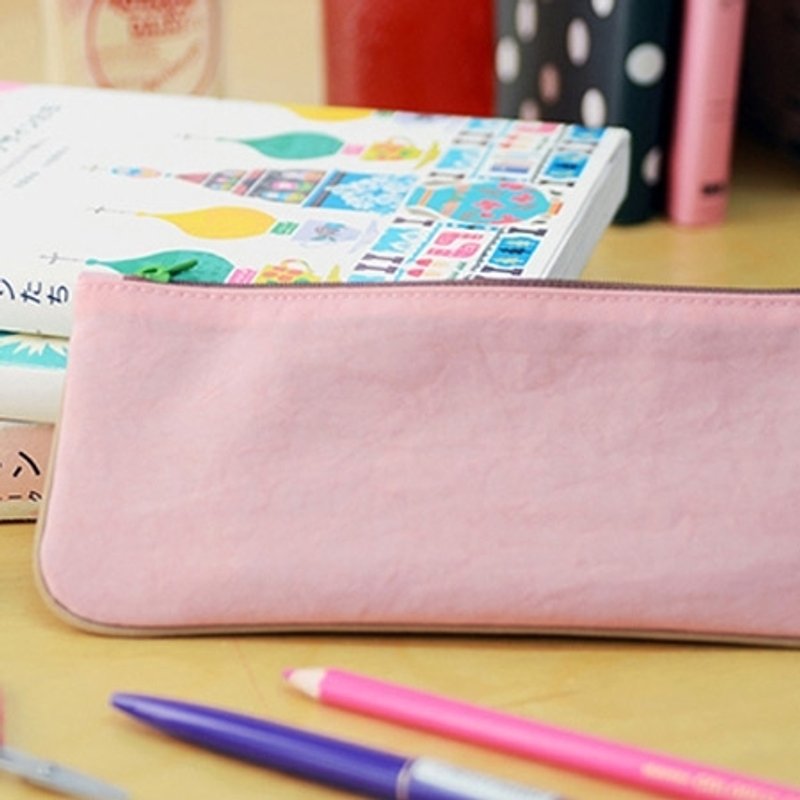 Dessin x Jamstudio-Openroom 棉花糖好用笔袋-Berry Vanilla,JSD76632 - 铅笔盒/笔袋 - 其他材质 多色