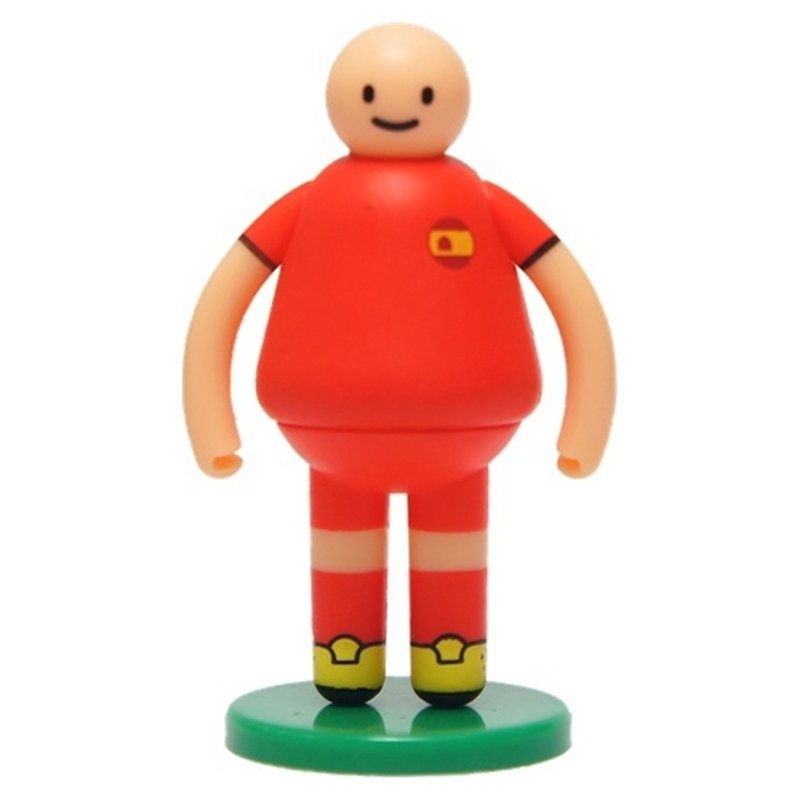 【UPUP举牌小人】立体公仔-足球系列 西班牙小人 - 其他 - 塑料 红色
