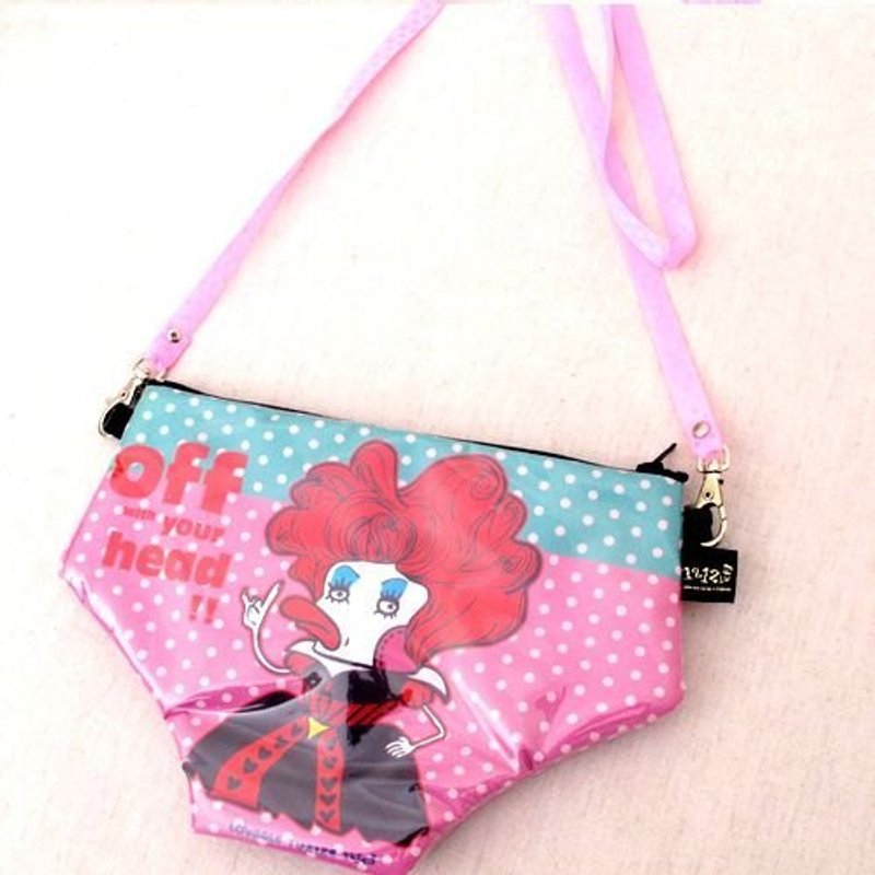 1212玩乐设计 内裤 侧背包 腰包 袋内袋-红心皇后 - 侧背包/斜挎包 - 防水材质 红色