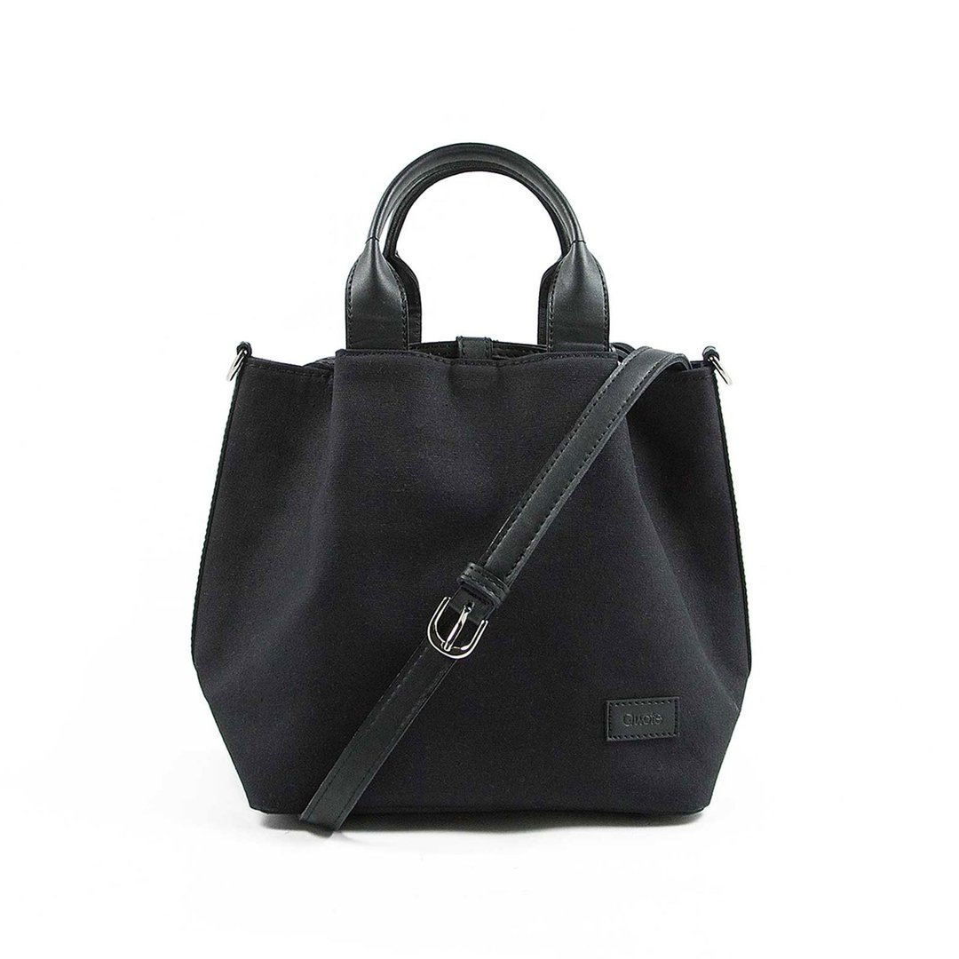 【QUOTE Bucket bag】两用防泼水 束口桶型包 侧背水桶包 :: 黑色 - 侧背包/斜挎包 - 其他材质 黑色