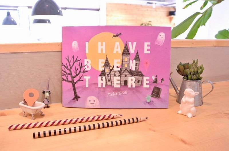迪梦奇 I Have Been There 打卡票根纪录本 v.2 - 鬼屋 - 笔记本/手帐 - 纸 紫色