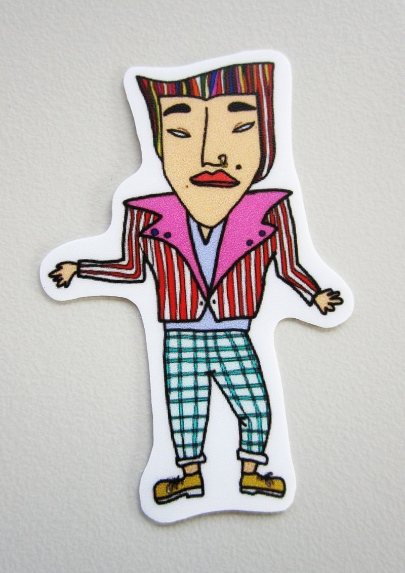 魔术师贴纸(全身)(小) - 贴纸 - 纸 多色