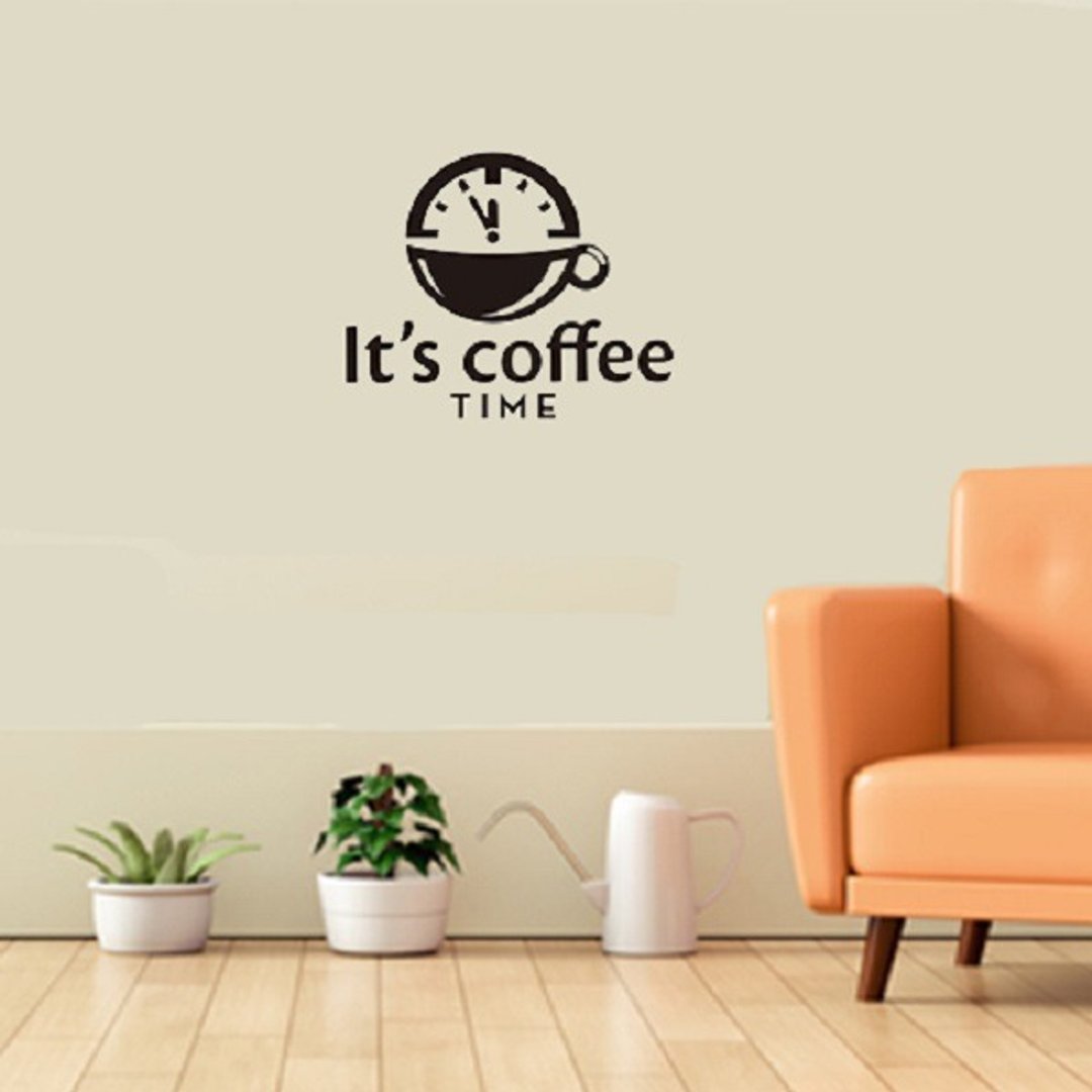 《Smart Design》创意无痕壁贴◆coffee time - 墙贴/壁贴 - 塑料 