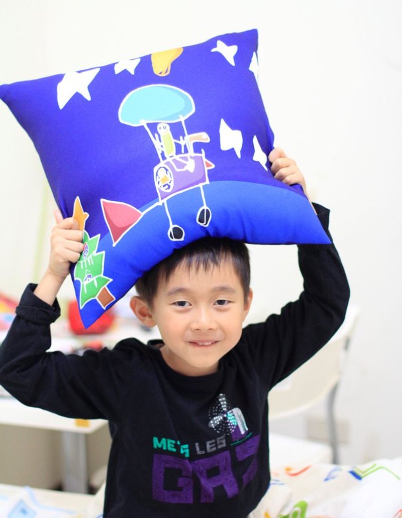 新年礼物<定制化>儿童涂鸦抱枕套 - 其他 - 其他材质 多色