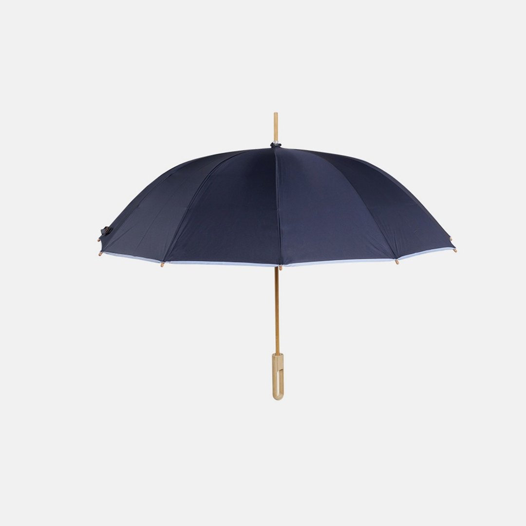 竹语 | 素色靛蓝 手工竹制长柄雨伞、红点IF奖 - 雨伞/雨衣 - 竹 蓝色