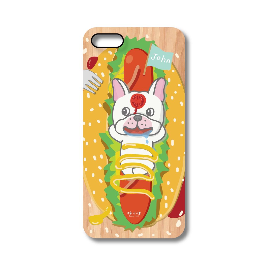 John hamburger  | (i5/i5s/SE) 手机壳 - 手机壳/手机套 - 塑料 橘色