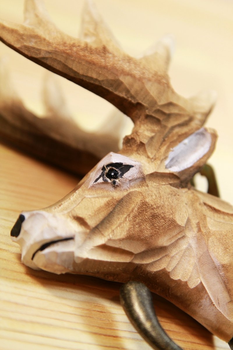 [SUSS] 英国品牌Sass&Belle＿可爱鹿头造型纯手工木头雕刻挂勾---包邮优惠中 - 其他 - 木头 咖啡色