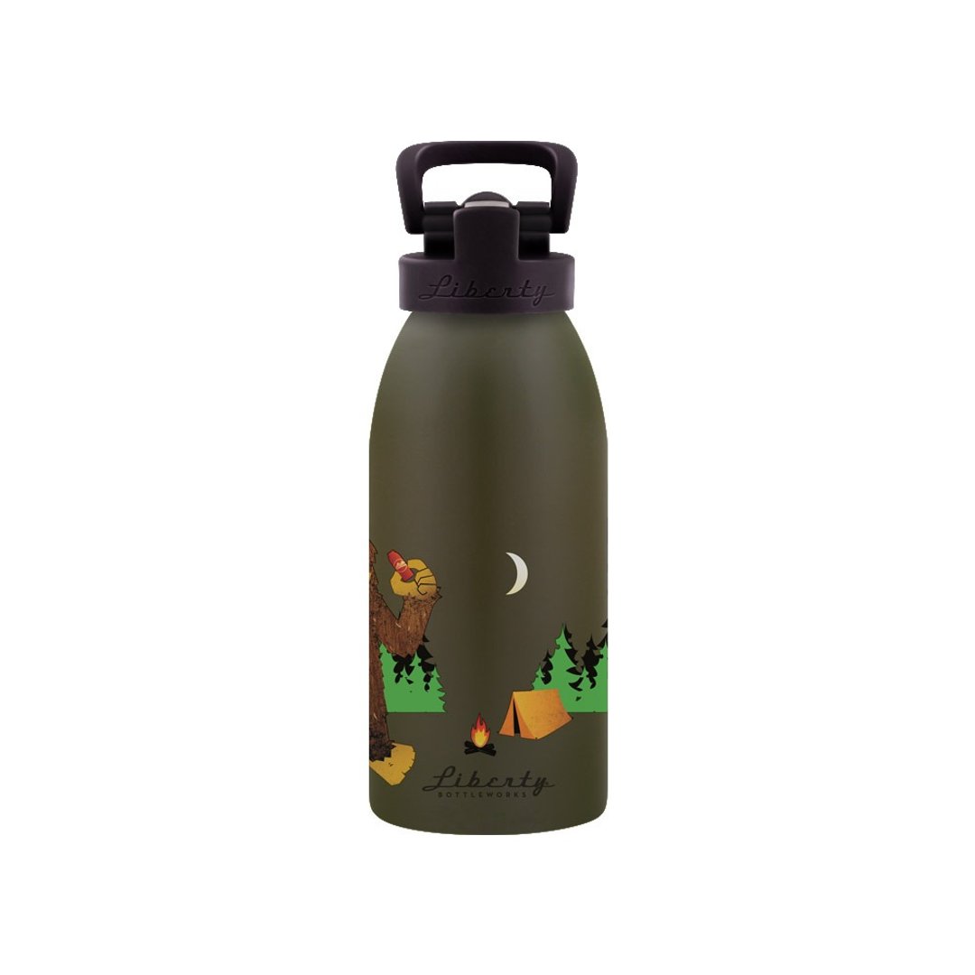 Liberty 全铝环保运动水杯-470ml-大脚怪/单一尺寸 - 水瓶/水壶 - 其他金属 多色