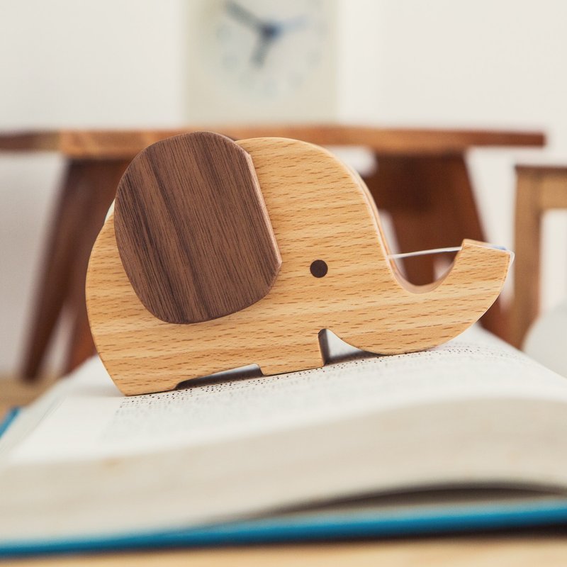 木匠兄妹 艾妮胶台 - 纸胶带 - 木头 咖啡色