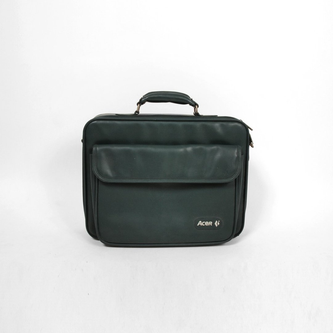 │moderato│旧皮包古董箱│古董家具vintage杂货.摆饰 - 手提包/手提袋 - 其他材质 绿色