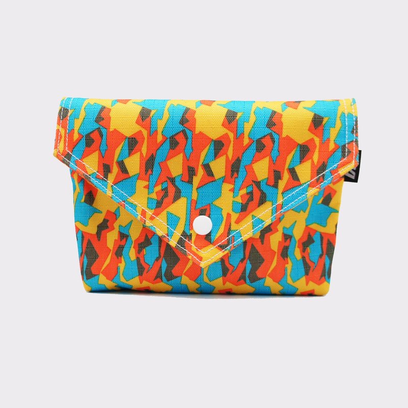 BLR 手工印制 橙色夏日 BB BAG 肩背包 手拿包 - 手拿包 - 聚酯纤维 橘色