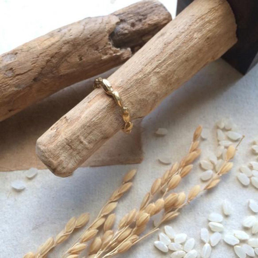 * Grain Series * rice (fir) Pinkiringu - 戒指 - 其他金属 