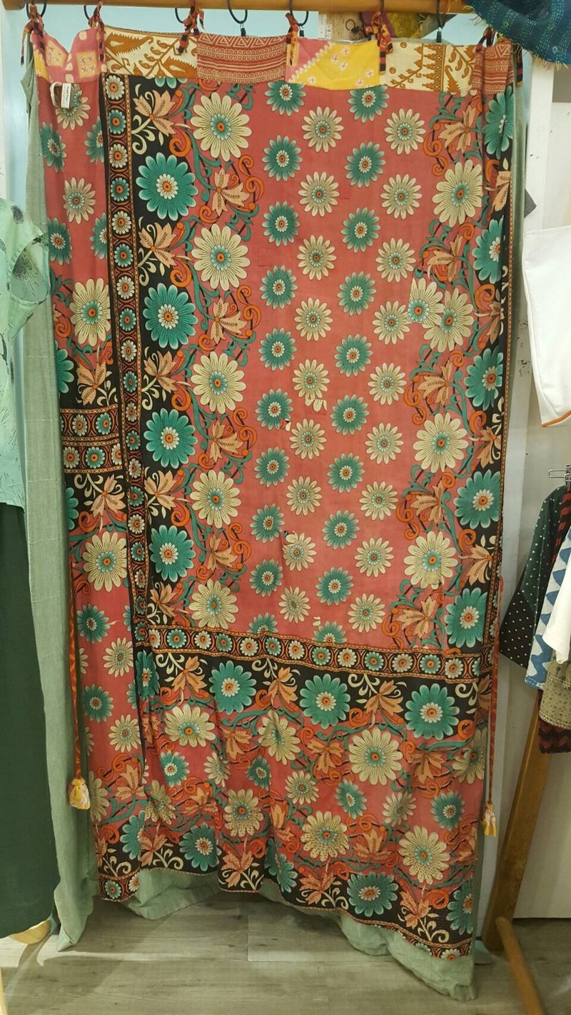 地球树手公平贸易“纱丽系列”-纱丽窗帘/门帘/隔帘 - 摆饰 - 棉．麻 