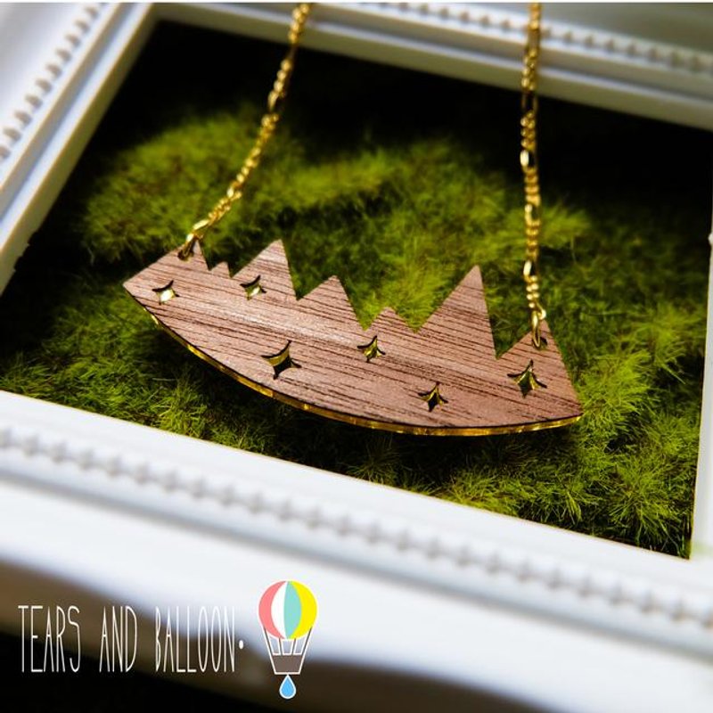 (Necklace) Gold Mountain - 项链 - 其他金属 