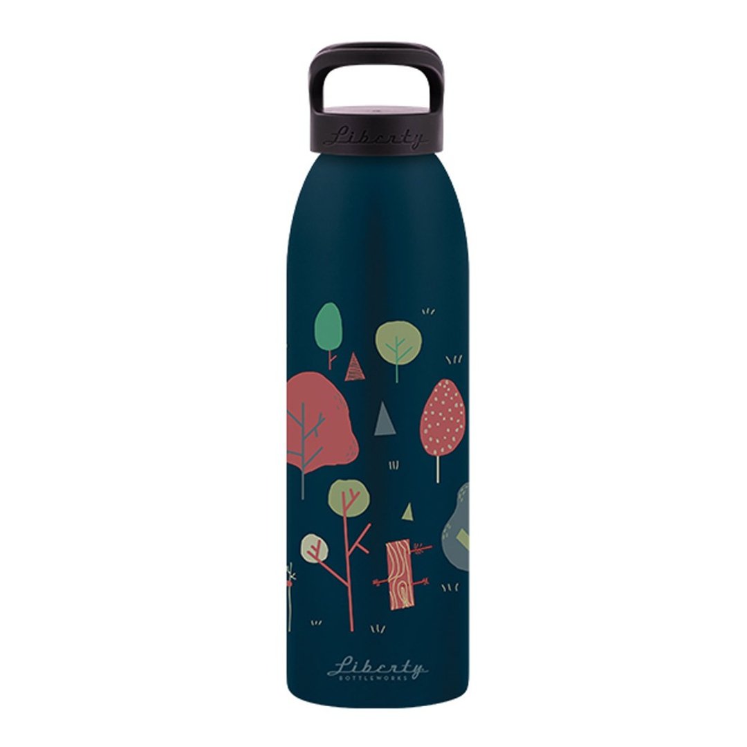 Liberty 美制超轻量环保运动水壶-700ml-很多树/单一尺寸 - 水瓶/水壶 - 其他金属 多色