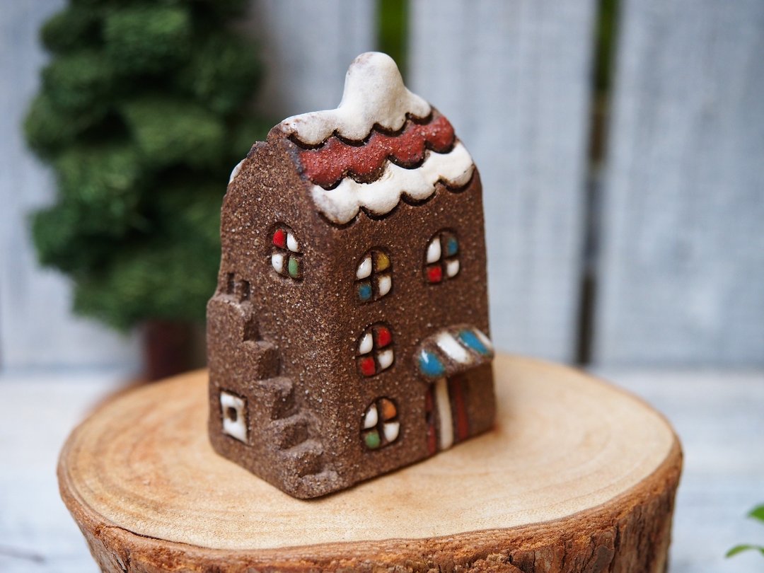 【彩虹村 Rainbow Village】 -超可爱陶手作巧克力雪糕屋 - 摆饰 - 其他材质 