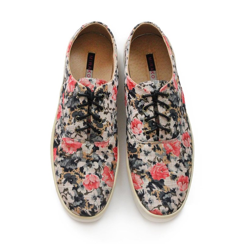Classic Original Sneakers M1107 Fuxia - 男款休闲鞋 - 棉．麻 粉红色