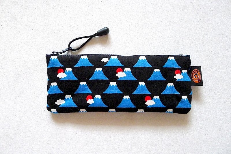 ✎ 日本富士山 | ユニバーサルフラットジッパーバッグ(小) | 拉链万用扁袋(小) - 铅笔盒/笔袋 - 其他材质 