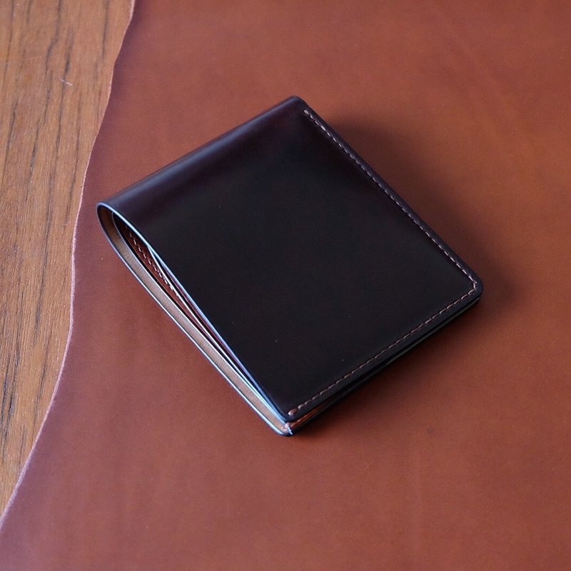 MILDY HANDS - SW01 马臀皮 短夹 银包 Horween shell cordovan - 皮夹/钱包 - 真皮 