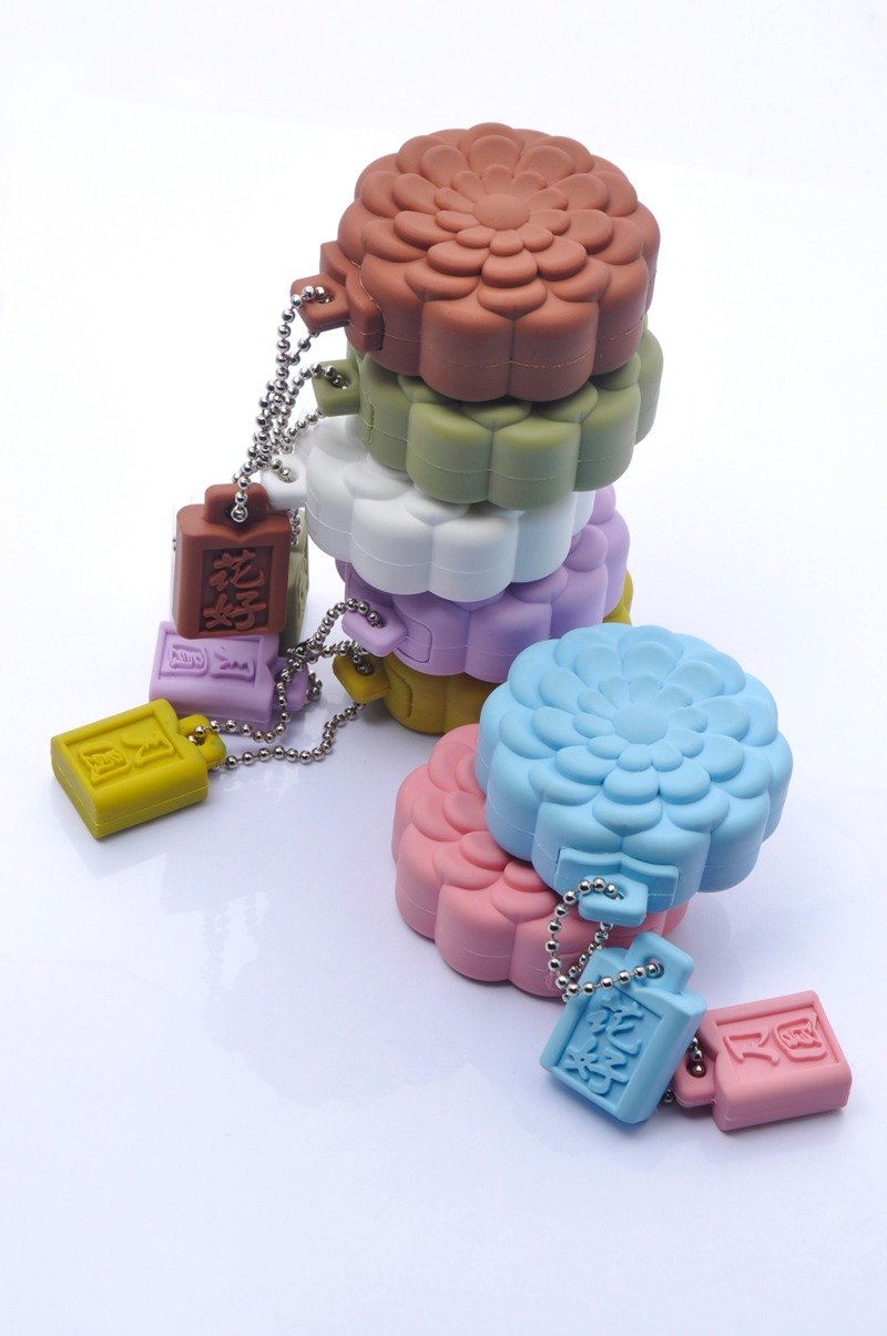 马卡龙中秋月饼 造型随身碟16GB(无吊牌) - U盘 - 橡胶 多色