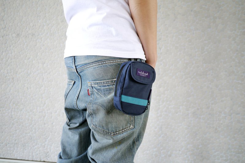 火柴木设计 Matchwood Multi 600D手机腰包 挂腰包附登山挂勾 海军蓝款 iphone5/6 皆可放置 - 其他 - 防水材质 蓝色