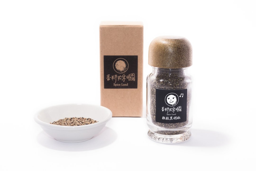 【香料共和国】100%纯正 粗粒黑胡椒 - 酱料/调味料 - 新鲜食材 黑色