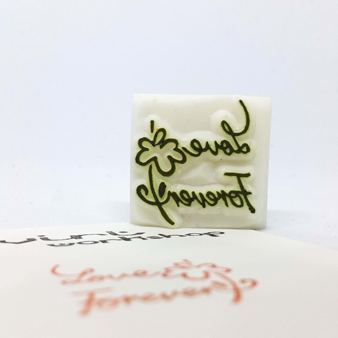 //手帐印章// Love Forever - 印章/印台 - 塑料 