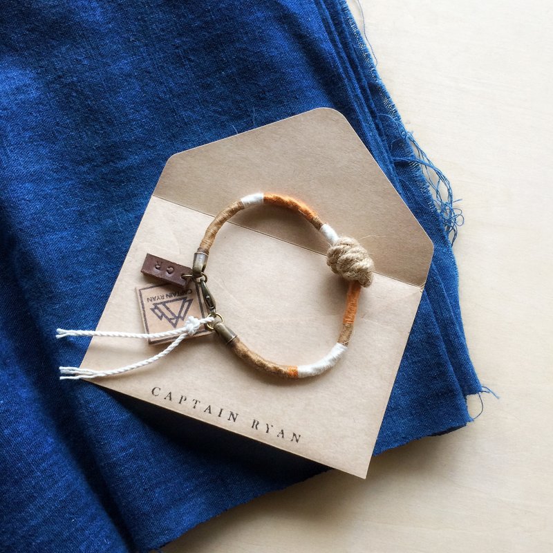 古早风童谣手绳 冬日民族特选 by Captain Ryan - 手链/手环 - 棉．麻 橘色