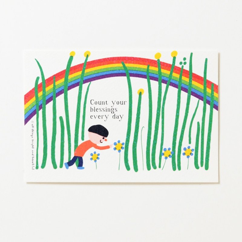 数算恩典 明信片 - 卡片/明信片 - 纸 多色