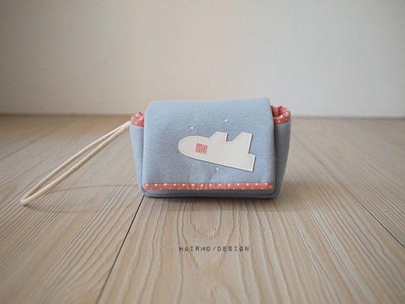 hairmo。造飞机相机包手提款-蓝(ㄇ型款) - 相机包/相机袋 - 其他材质 蓝色