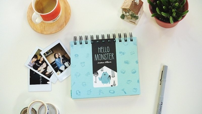 instax album 拍立得相本V.4 -怪兽蓝 - 相簿/相册 - 纸 蓝色