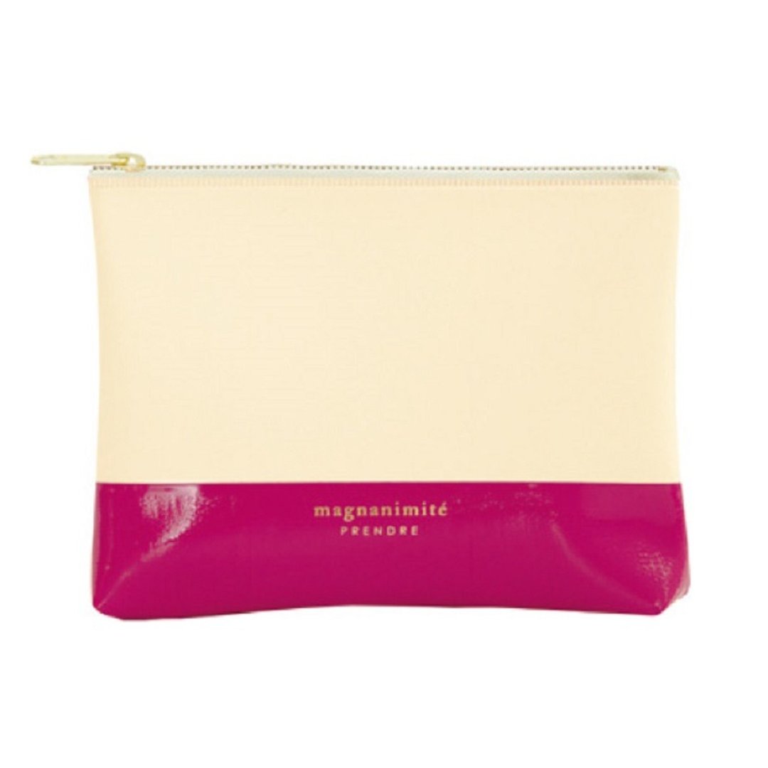 日本【LABCLIP】Prendre 系列 Mini pouch 收纳袋 (小-拉链) 粉红 - 化妆包/杂物包 - 塑料 粉红色