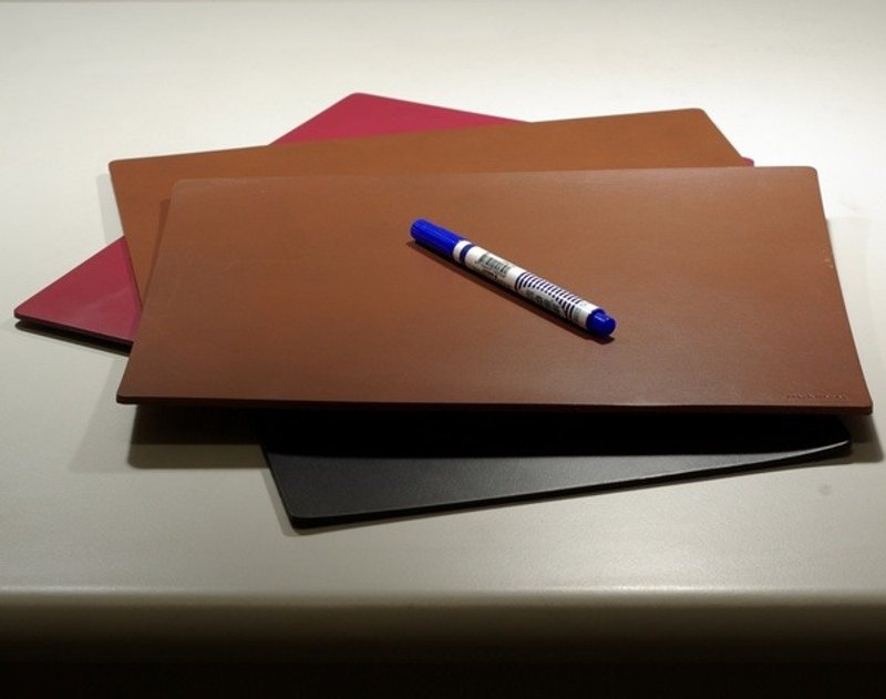 皮革牛皮皮制真皮皮垫写字垫皮写字垫 -32厘米*24厘米 - 餐垫/桌巾 - 真皮 