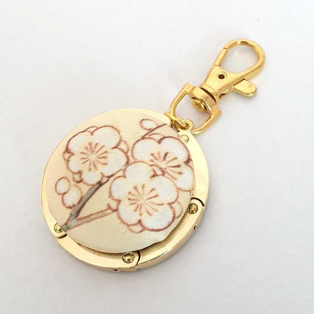 Bag hanger with Japanese Traditional Pattern, Kimono - 吊饰 - 其他金属 黄色