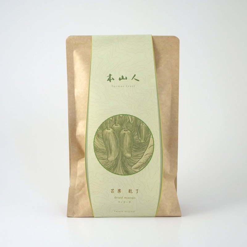 芒果 干了【 本山人 台湾风物】共享包 dried mango - 水果干 - 其他材质 绿色
