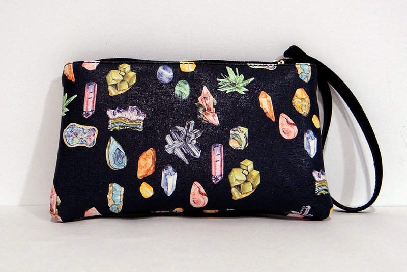 彩色矿物万用包 - 化妆包/杂物包 - 其他材质 黑色