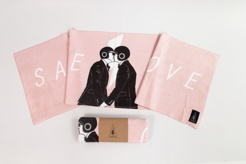 彩虹 Same Love 爱皆平等 运动长巾/毛巾 - 运动配件 - 其他人造纤维 粉红色