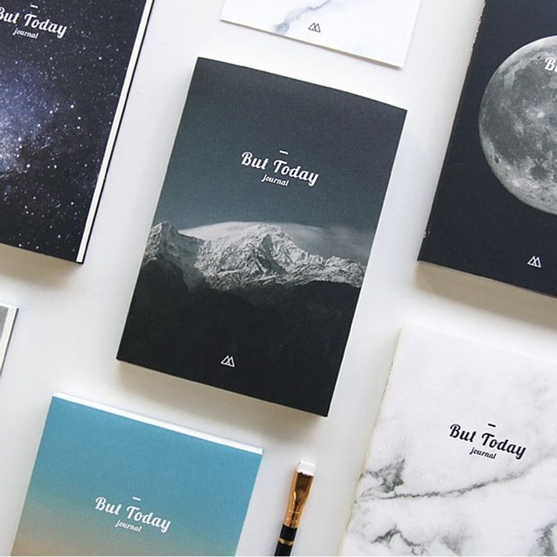 Dessin x SECOND-MANSION-手帐年历-But today 星球年历(周志)-雪之山,PLD62682 - 笔记本/手帐 - 纸 灰色