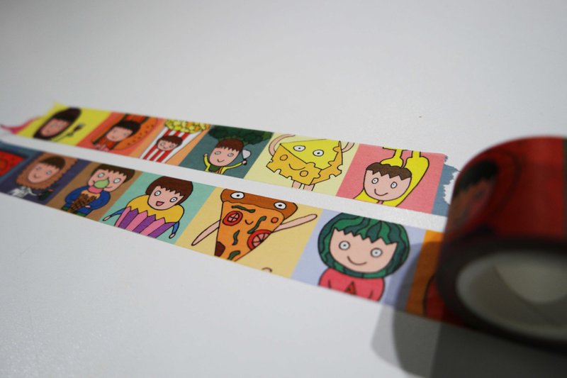 菜鸟先生吃货纸胶带 - 纸胶带 - 纸 多色